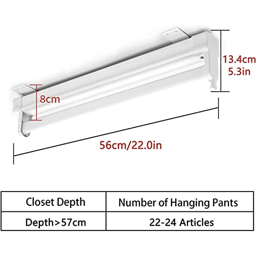 Dressing encombré ? Ce rack de pantalons extensible et robuste libère de la place - 4