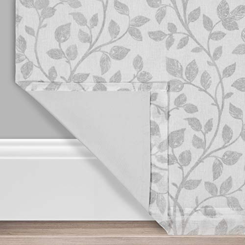 Rideaux pour chambre à coucher blanc Eclipse Nora 160cm