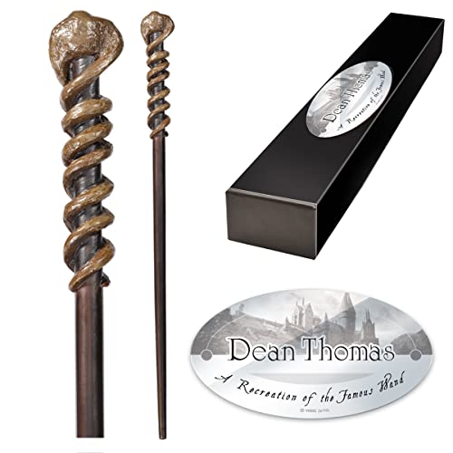 Baguette Harry Potter de Dean Thomas cadeau idéal avec boîte et plaque de nom