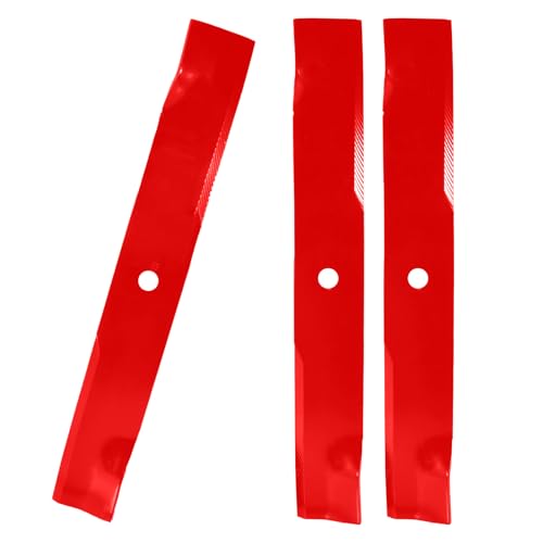 MAXPRO 3 Packs Mower Mulching Blade Compatible with Hustler 52 Inch Mini Z Super S X-ONE X-ONEi Raptor for Dixie Chopper Replaces 795526 603995 783753 30227-52X High Lift (795526)