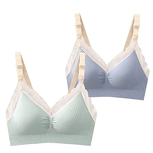 Soutien-gorge d'allaitement sans couture extensible avec clips d'accès rapide M