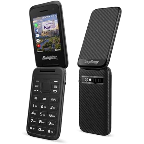 Energizer - E282SC Physical Keyboard Mobile - Bateria 1400 mAh - Dual Sim (Nano SIM) - 4G LTE - 3 lata - Czarny - Odblokowany - Aparat 2MP