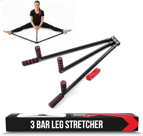 Champs MMA 3-Bar Leg Stretcher - Leg Split Stretcher Machine for Improving Flexibility and Reducing Soreness, Recovery Time, and Injury Potential