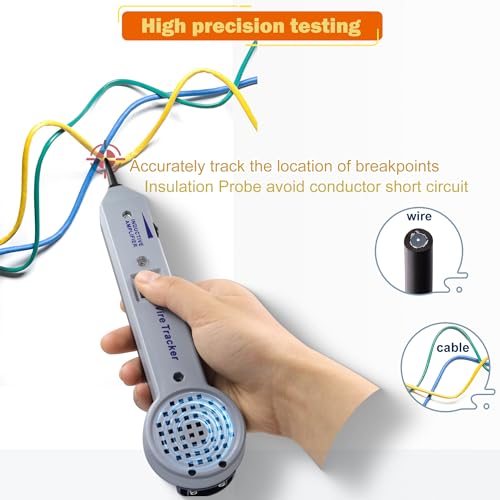 tone generator kit wire tracer circuit tester tone tracing probe kit 200ep high accuracy cable tester line finder toner inductive amplifier variable tone generator for network