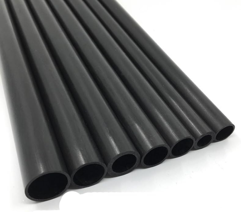 Generic 500mm length 3K Carbon fiber tube hollow tubes for Quadcopter Multicoptor 12.5mm 12.7mm OD 10mm ID - (Dimensions: 12.7mmx10mm)