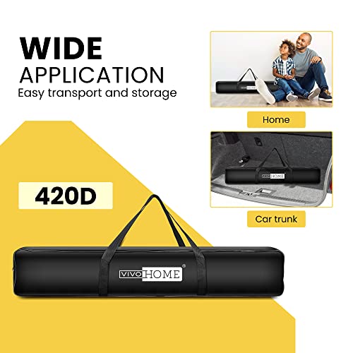 Vivohome Portable 22Ft Picklenet Pickleball Net Set System With Metal Frame Stand And Strong Pe Net With Carrying Bag For Kids Volleyball, Tennis, Pickleball, Soccer #TOP3