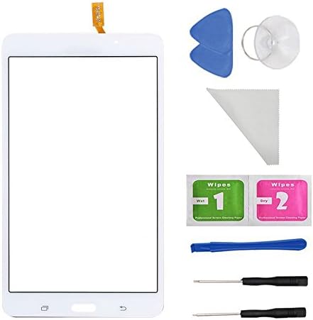White Touch Screen Panel Digitizer Glass for Samsung Galaxy Tab 4 SM-T230 T230NU 7" inch with (Adhesive) and Tool image 5