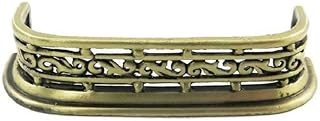 Melody Jane Dollhouse Antique Brass Curved Edge Fireplace Fender Miniature 1:12 Accessory