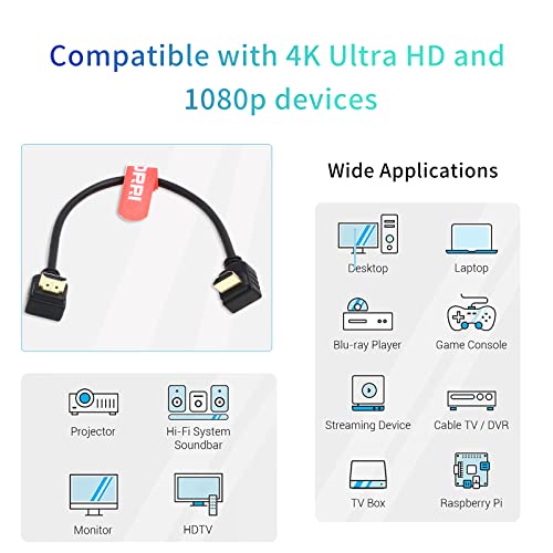 Cable HDMI-A 2.0 angular para cámara Z-Cam E2 S6 y monitores de vídeo 5