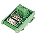 DB9-MG6 Interface Module Din Rail Mount Interface Module Male Female Breakout Card Connector Breakout Board