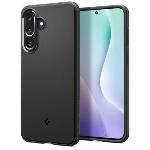 Image of Spigen Essential Sand Blast | Samsung Galaxy M56 5G /F56 5G Case [Air Cushion Protection] [Flexible] Galaxy M56 5G /F56 5G Back Cover | TPU - Matte Black