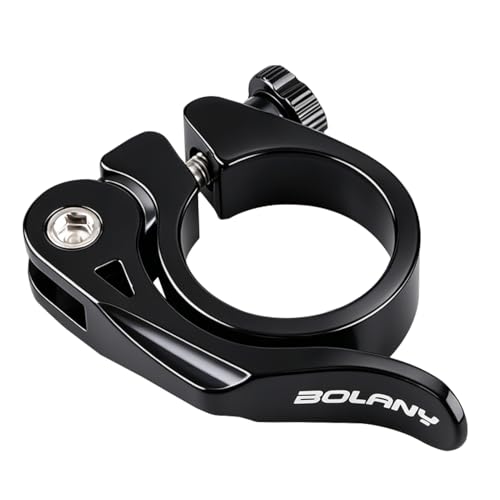 Azarxis serre-tube selle vélo 31.8mm alliage aluminium noir