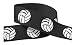 Volleyball Ribbon for Crafts - HipGirl 7/8" Volleyball Grosgrain Ribbon for Cheer Bows, Team Uniform, Sewing and More (5yd 7/8" Volleyball-Black)