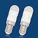2 szt. Mini ceramiczna obudowa E14 LED lampa do lodówki 3W żarówka LED Oświetlenie ledowe kryształowe żyrandole,Warm white,220V