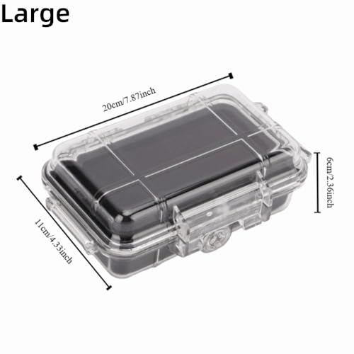 Caja seca impermeable ABS/TPE resistente a impactos con flotación para pescador y actividades al aire libre (L) miniatura 2