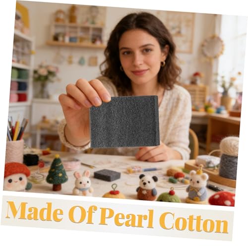 Tapis de feutrage en coton perlé protégeant la table et les aiguilles de DIY - 3