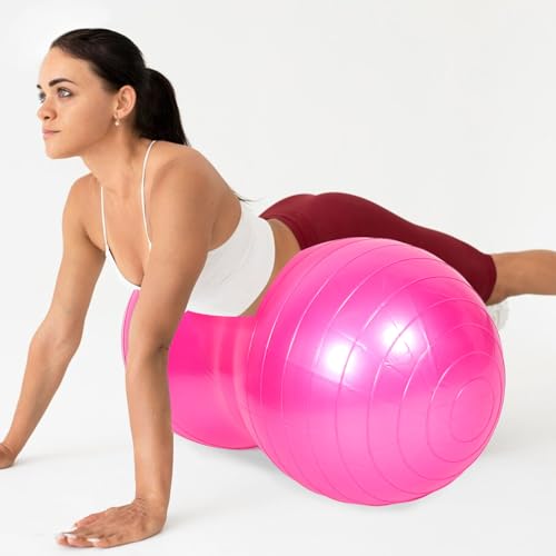 Ballon cacahuète exercices Angoily en PVC polyvalent avec pompe - 5