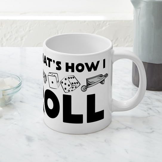 CafePress Monopoly Thats How I Roll 20 Oz Ceramic Mega Mug 20 oz Ceramic Coffee Mega Mug