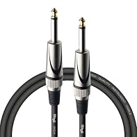Type : Instrument Cable. Suitable for any instruments that require a 1/4" Jack connection. Guitars / Bass, Keyboards, Electric Drum Kits and more. Connectors : Heavy Duty 1/4" Jack to Jack. Built to last and stay secure! Cable : 1,5 Metre / 5 Feet Lo...