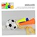 HONMEET 20PCS Plastic Trumpet Toys Three Tones Noise Makers for Football Games Cheerleading Party Favors for Boys and Girls Loud Sensory Noisemaker Toys Random Color