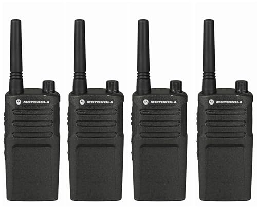 4 Pack of Motorola Professional RMU2040 Business Two-Way Radio with 2 Watts/4 Channels Military Spec 20 Floor Range