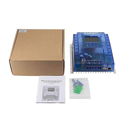 OOYCYOO MPPT Charge Controller 40 amps, 12V 24V Automatic 40A Solar Panel Charging Regulator, Maximum 100V Input, with LCD Display, for Lead-Acid Sealing Gel/AGM/LiFePO4 (P40AL) - Thumbnail 5