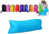  21S Colchoneta hinchable de aire tumbona para vacaciones a la playa y relajación en la playa camping montaña
