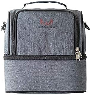 Sac isotherme Enfant Femmes Hommes Boite a déjeuner enfant Sac pique nique avec emplacement pour étiquette et deux compartiment 8L Sac repas isotherme a isolation isothermique renforcée