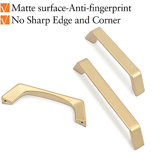 Ruiao Maniglie dorate ispessite, maniglie per