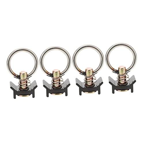 PLAFOPE 4pcs Track Joints O-ring and Spring for Tie Downs Fittings for Airline Track Logistic Installation