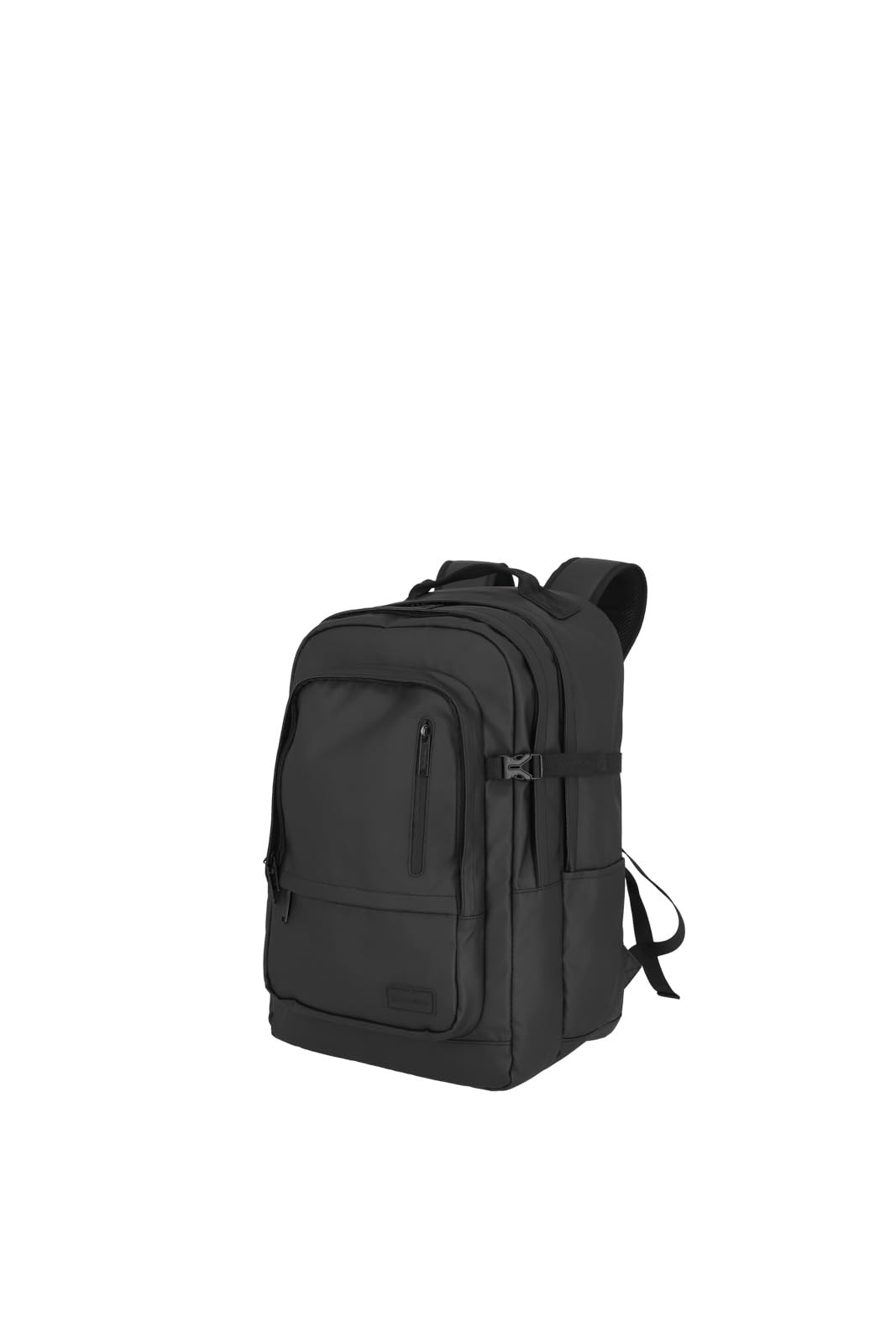travelite backpack made of water-repellent material, padded laptop compartment 15.6 inch, BASICS daypack with clip-on function, 48 cm, 28 liters, 900 grams