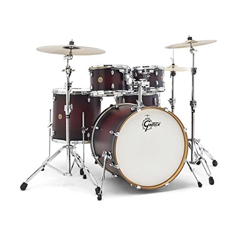 Pelle per batteria Remo Gretsch CM1-E825-SDCB - Batteria per tamburi satinati, colore: ciliegia profonda