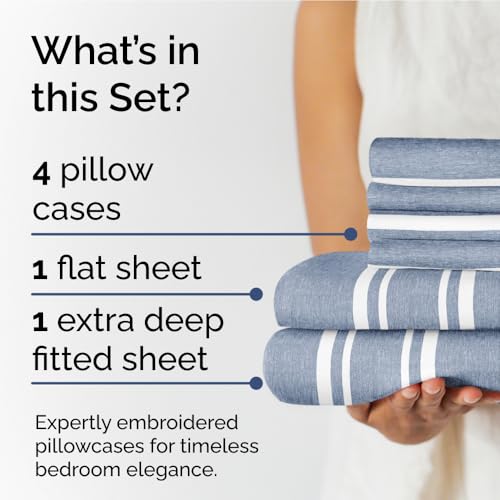 Cgk Unlimited Extra Deep Queen Sheet Set - 6 Piece Breathable And Cooling Sheets - Hotel Luxury Bed Sheets Set thumb #1