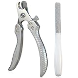 Dog Nail Clippers for Large Dogs, Heavy Duty Dog Nail Cutter, Extra Sharp Scissor for Meddium, Large and Extra Large Pets, with Dog Nail File