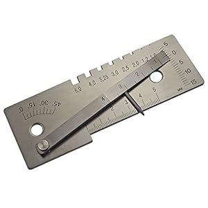 RIVERWELD Schweißlehre mit Tiefenmessung 1Stück