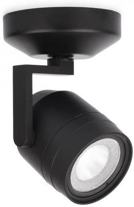 WAC Lighting MO-LED512F-927-BK Paloma LED Monopoint Flood Beam 90CRI 2700K Warm White 90 CRI, Black