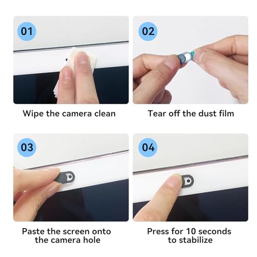 3er Set Webcam Abdeckung,Laptop Kamera Abdeckung,Kamera Abdeckung Laptop,Schieber handy kamera abdeckung,Extra Dünn kamera abdeckung handy,Metall Webcam Abdeckung,für Computer,Laptop,Tablet,Smartphone