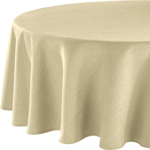 Erwin Müller Tischwäsche, Tischdecke Uni, Krefeld Sekt Größe oval:...