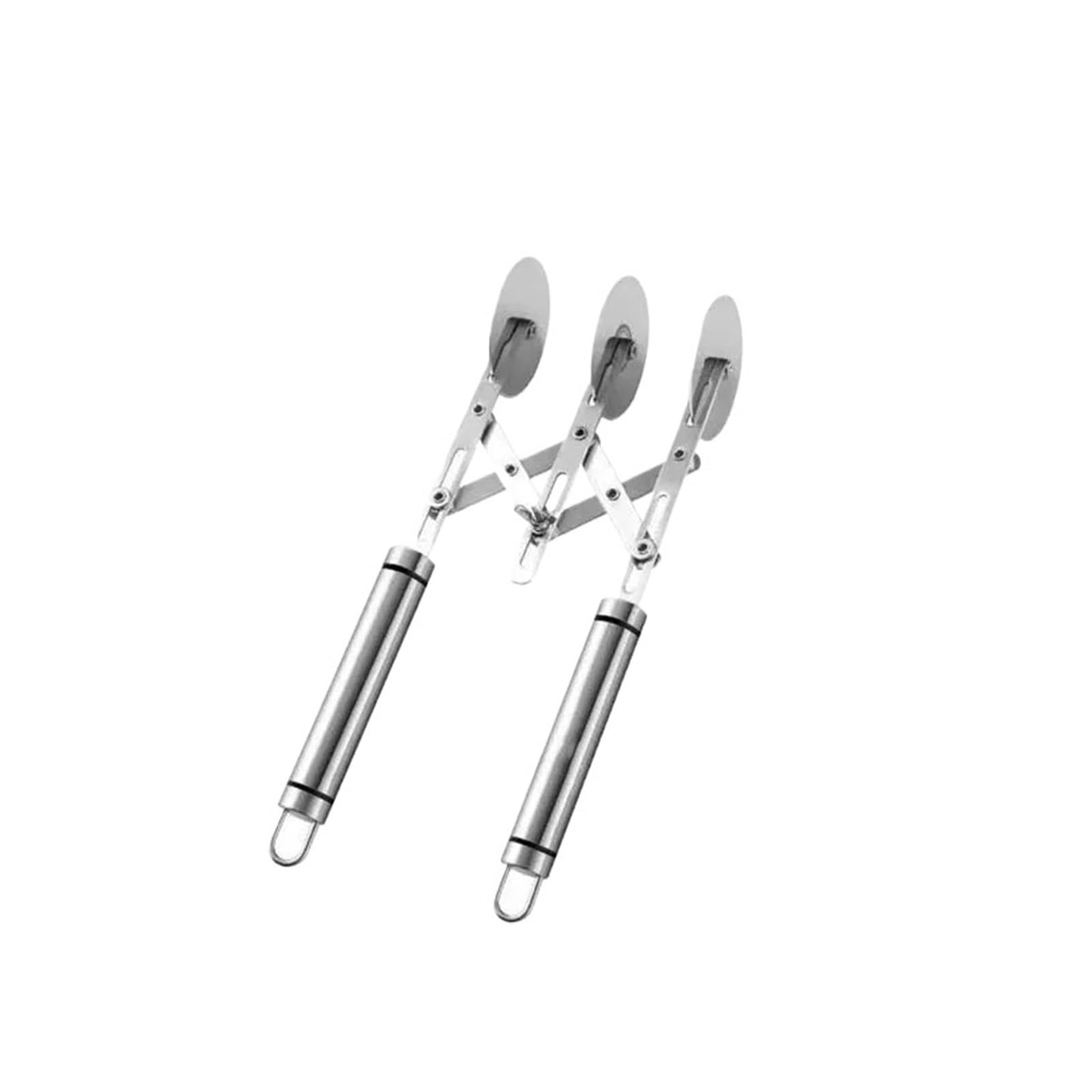 Cortador de masa 3/5/7 ruedas, cortador pizza acero inoxidable(1pc 3 Wheel)
