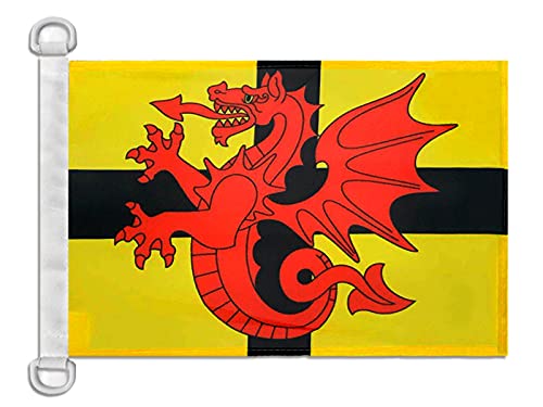 AZ FLAG Bandiera Navale Bretagna Paese Di Tregor 45x30cm - Bandiera Maritima Bretagne 30 x 45 cm speciale Nautismo, Padiglione Nautico