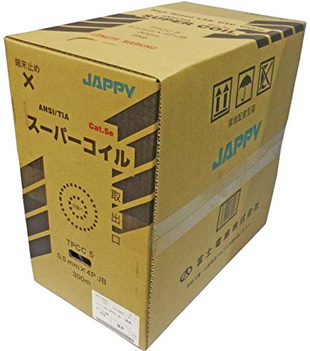 JAPPY Cat.5e�Ή�LAN�p�c�C�X�g�y�A�P�[�u�� TPCC5 0.5 MMX 4P JB
