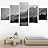 SIGNWIN 5 Panel Canvas Wall Art High Contrast Scenery for Home Decorations Ready to Hang - 60"x32"x5 Panels