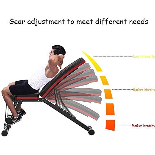 Banc de Musculation Banc de Poids réglable Pliant AB Abdominal Crunch Exercise Board Distribution Sit Up pour Home Gym Portable Exercise Bench Fitness Training – Image 6