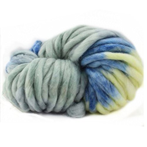 Celine Lin Super Chunky Roving grandes cálido crochet de hilo para tejer de mano, 250 g (8,8 ounze)