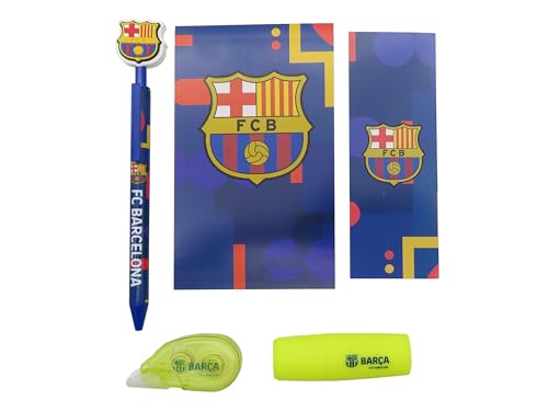 FC Barcelona, Set de Papelería, Material Escolar, Escritura, Barça, Producto Oficial - imagen 8