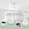 Amazon.com: Aufind 9" x 9" Bathroom Exhaust Fan Cover with Spring ...