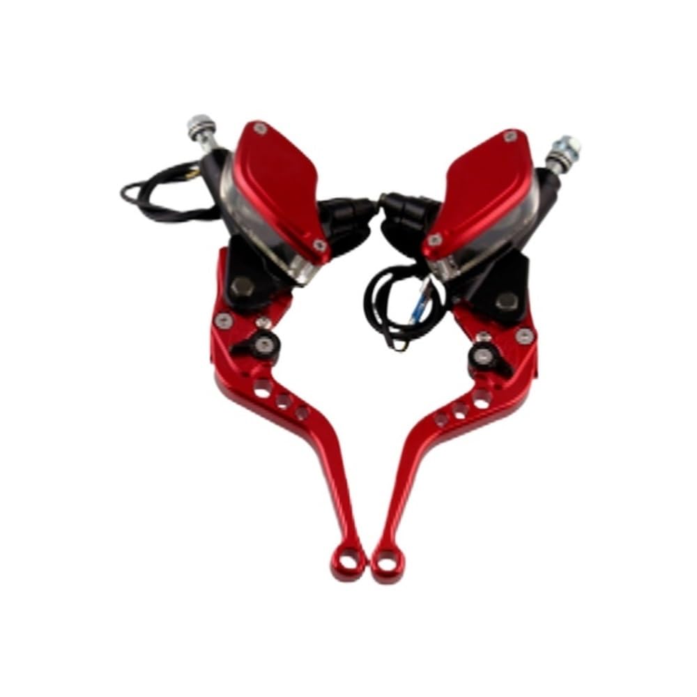 DAGMARA Motorcycle Master Cylinder Reservoir Brake Clutch Hydraulic Levers 7/8in Pair Accessories Lever