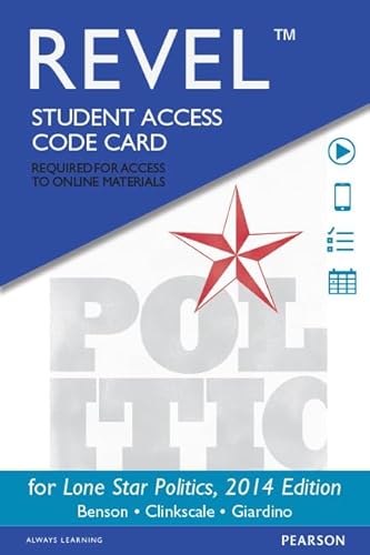 Preisvergleich Produktbild Lone Star Politics, 2014 Elections and Updates Edition -- Revel Access Code