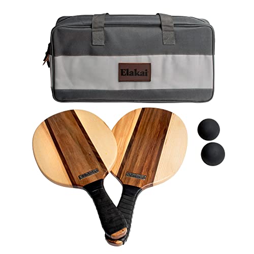 Elakai Outdoor Games for Adults and Family Premium Carry Bag Included Paddle Ball Set