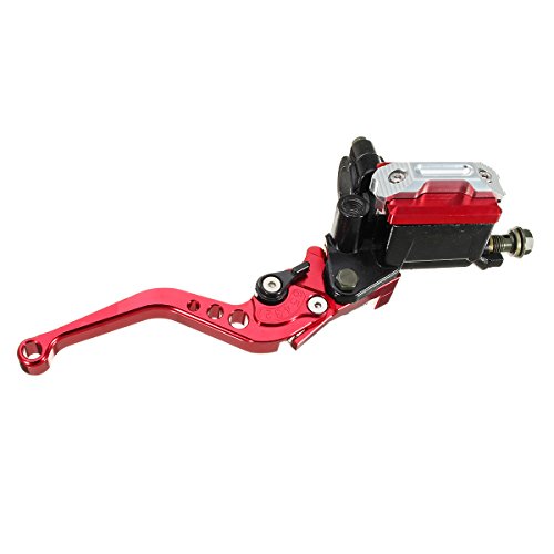 C-FUNN 7/8Inch 22Mm CNC Universal Motorcycle Brake Clutch Master Cylinder Lever Reservoir - Lila